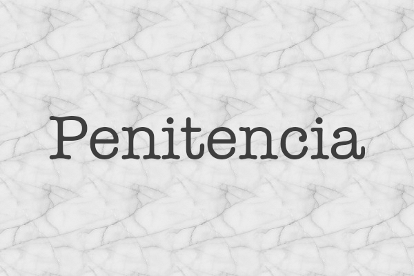 Penitencia (Confesión)