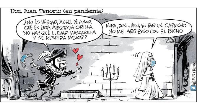 El Tenorio con mascarilla El Tenorio con mascarilla